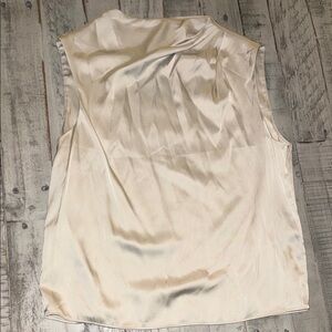 Abercrombie & Fitch Cream Satin Top